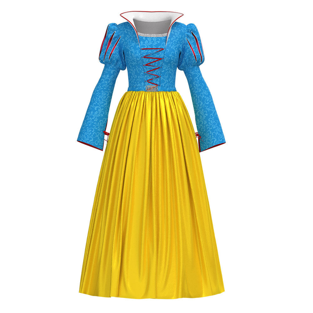 2025 Snow White Dress Cosplay Costume Halloween Party Carnival