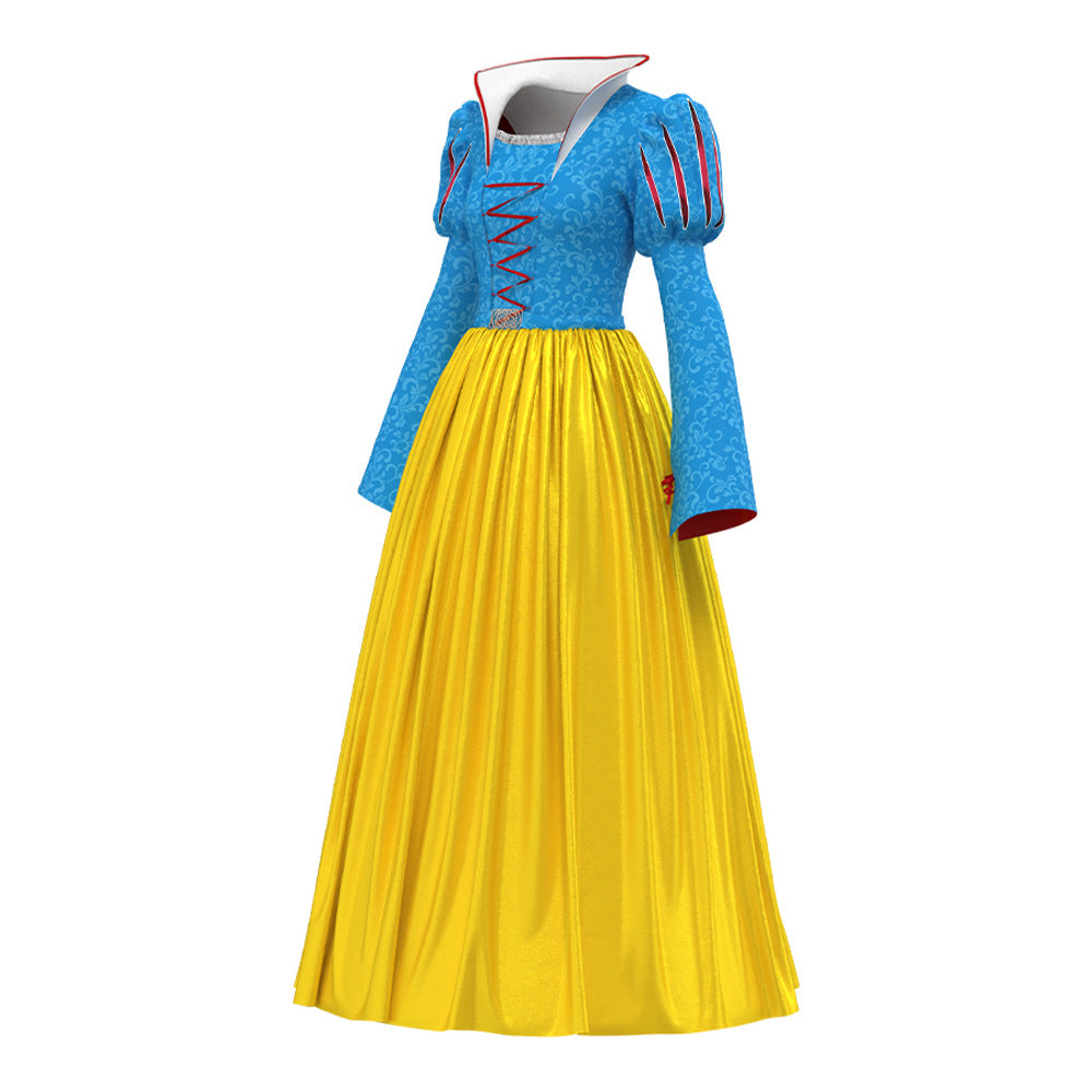 2025 Snow White Dress Cosplay Costume Halloween Party Carnival