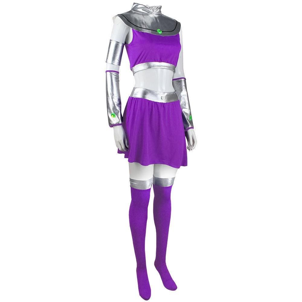 Starfire Costume Teen Titans Cosplay Halloween - Pajamasbuy