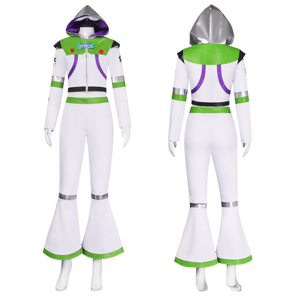 Toy Story Buzz Lightyear Women's Jumpsuit Cosplay Costume Halloween
