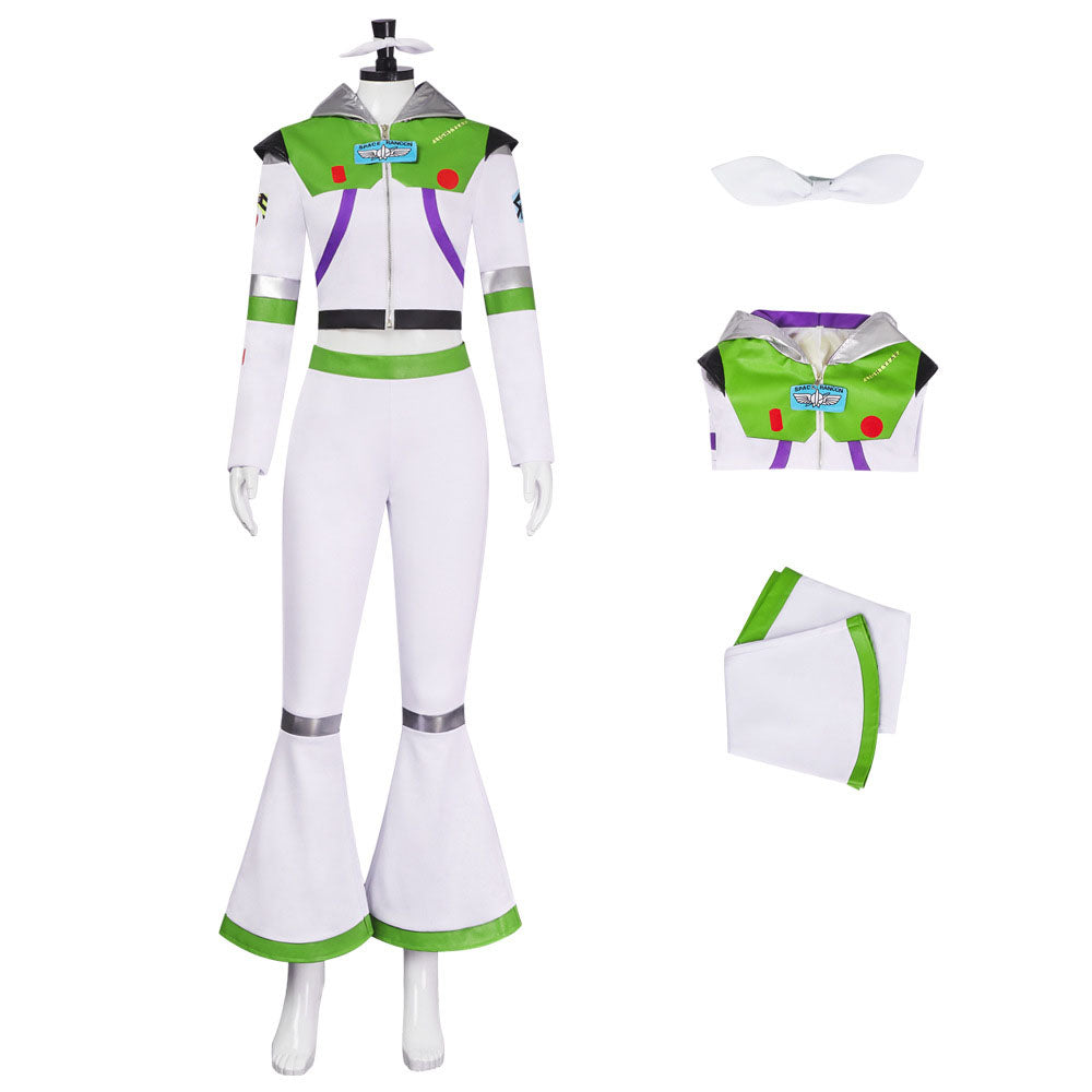Toy Story Buzz Lightyear Women's Jumpsuit Cosplay Costume Halloween