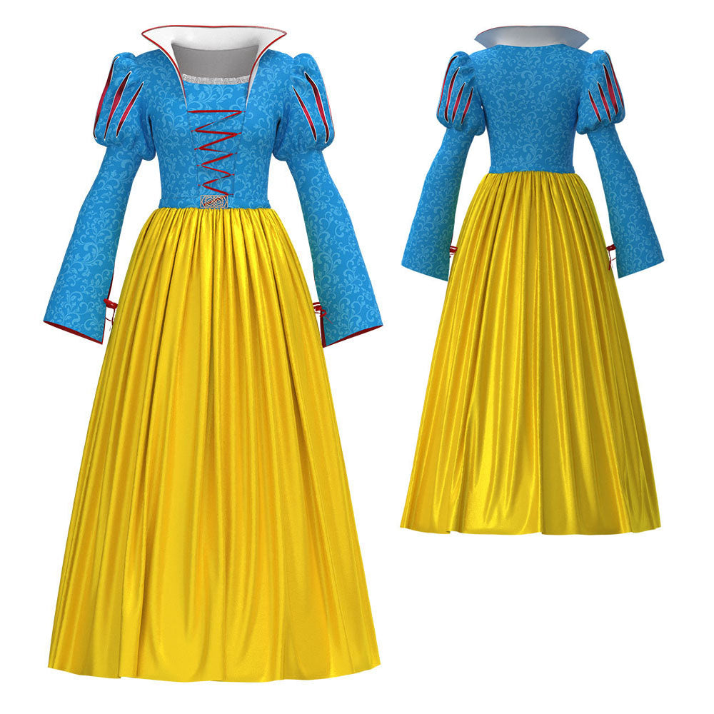 2025 Snow White Dress Cosplay Costume Halloween Party Carnival