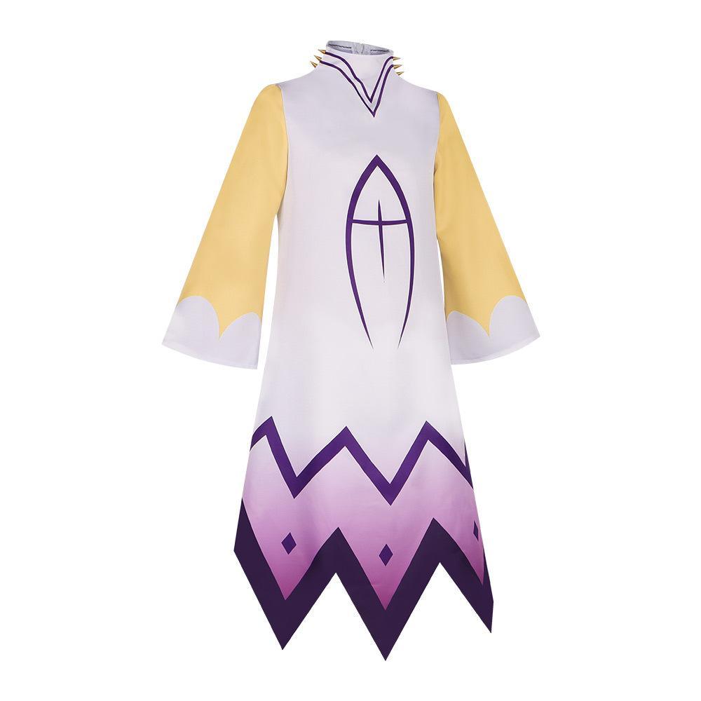 Hazbin Hotel Adam Cosplay Adam Robe Gloves Outfit Halloween - Pajamasbuy