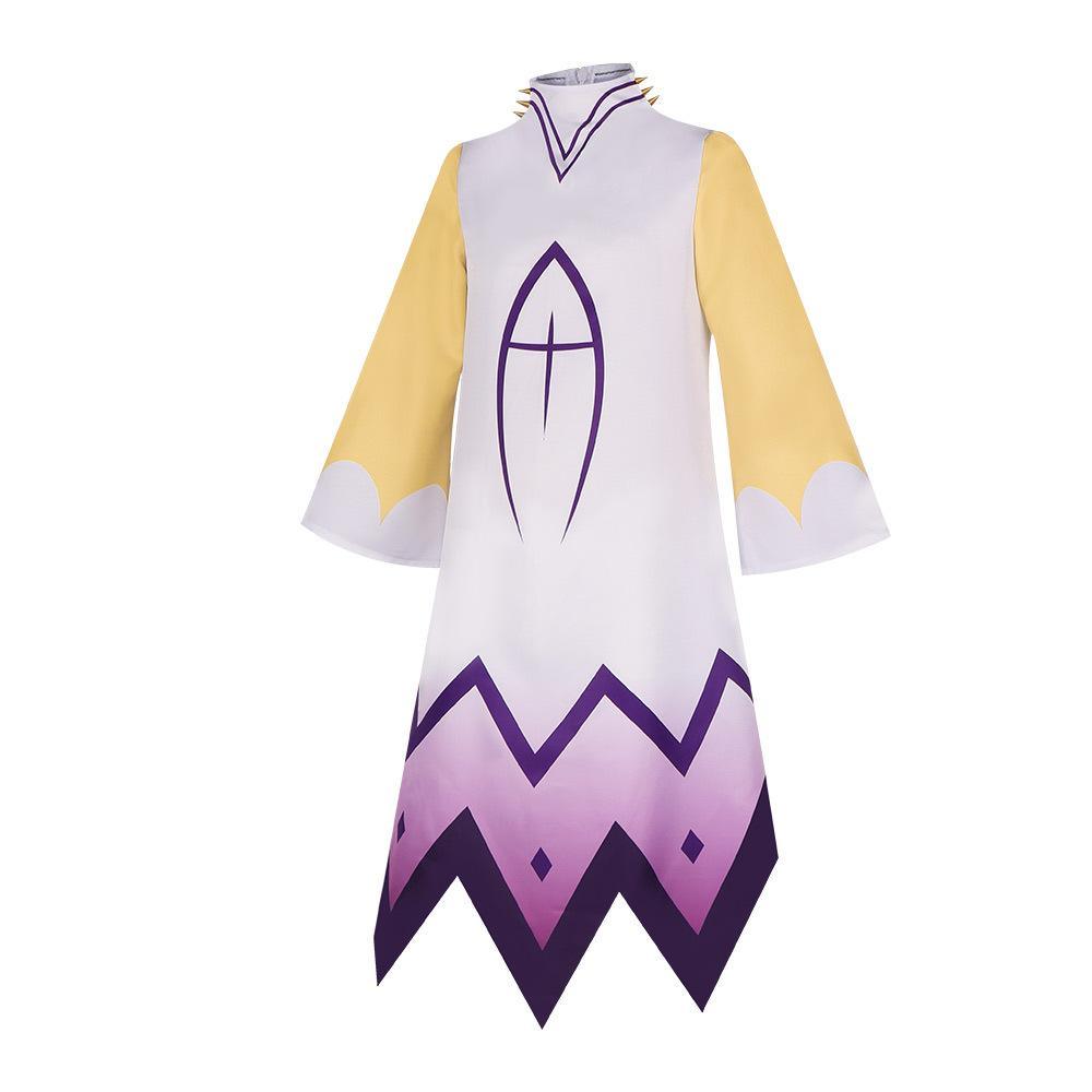 Hazbin Hotel Adam Cosplay Adam Robe Gloves Outfit Halloween - Pajamasbuy